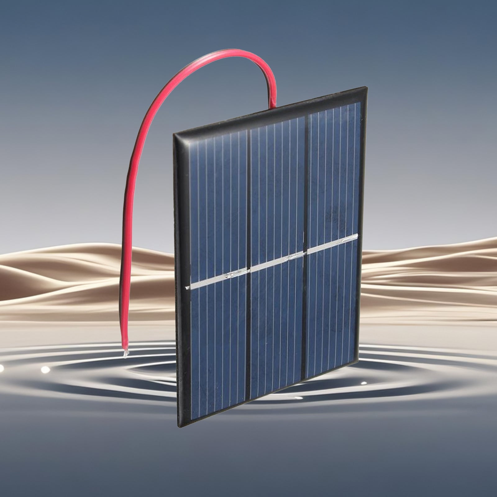 1pc Compact Solar Panel Charger - Portable PV Solar Panel with USB-like Wire Connection, Solar-Powered Charging for Batteries, Electronics, Outdoor, Camping, Emergencies - No Mains Electricity Needed - Ideal for Beginners & Professionals, Solar Phone