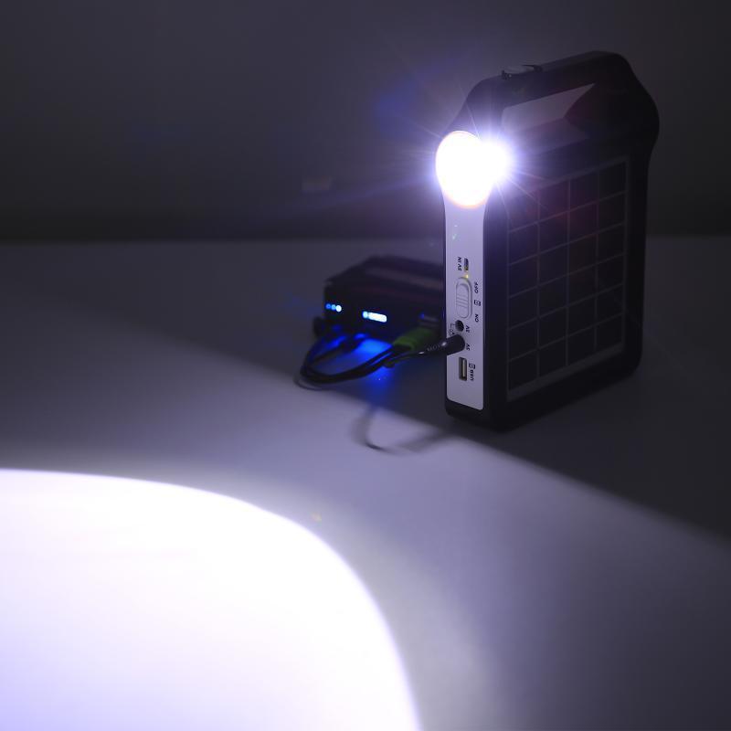 2pcs Portable 6V, Solar Panel Energy Storage And Power Generation System, USB Charger with LED Lighting, Home Solar System Kit for Fast Outdoor Lighting, Mobile Phone Charger