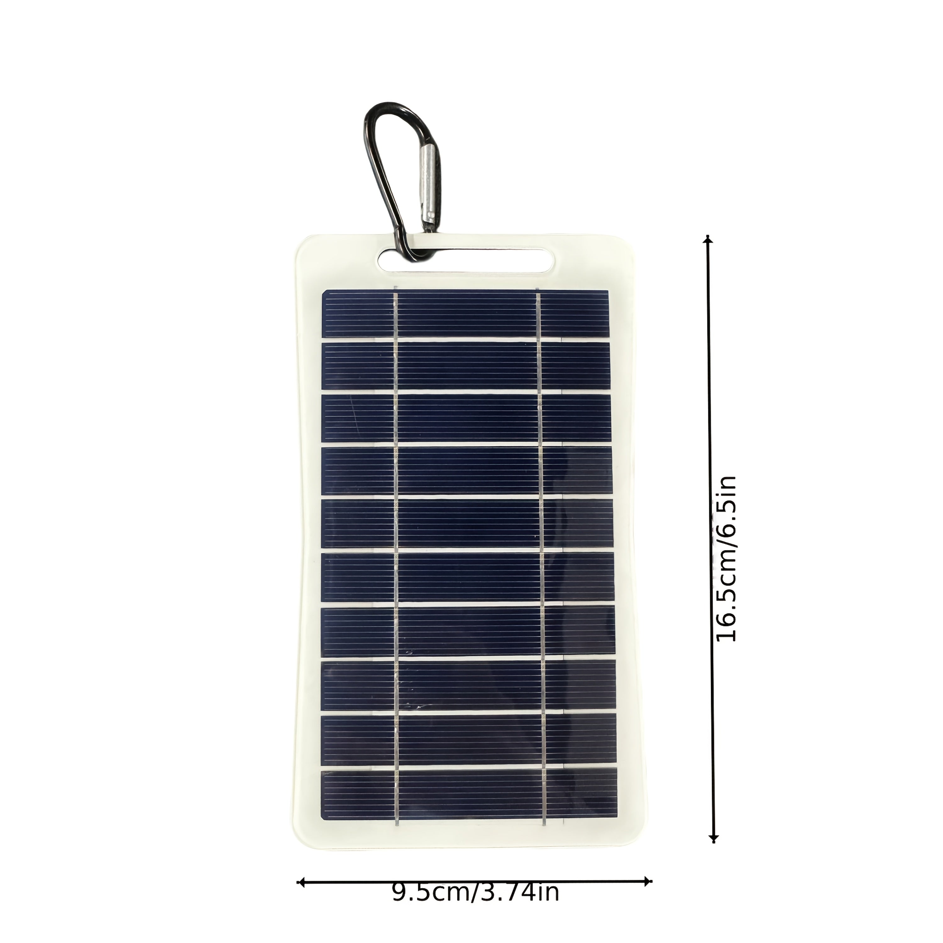 [Portable Solar Charger] Portable Solar USB Charger for Travel & Camping | Movable Solar Panel Charges Phones, Flashlights, Fans - Outdoor Charger