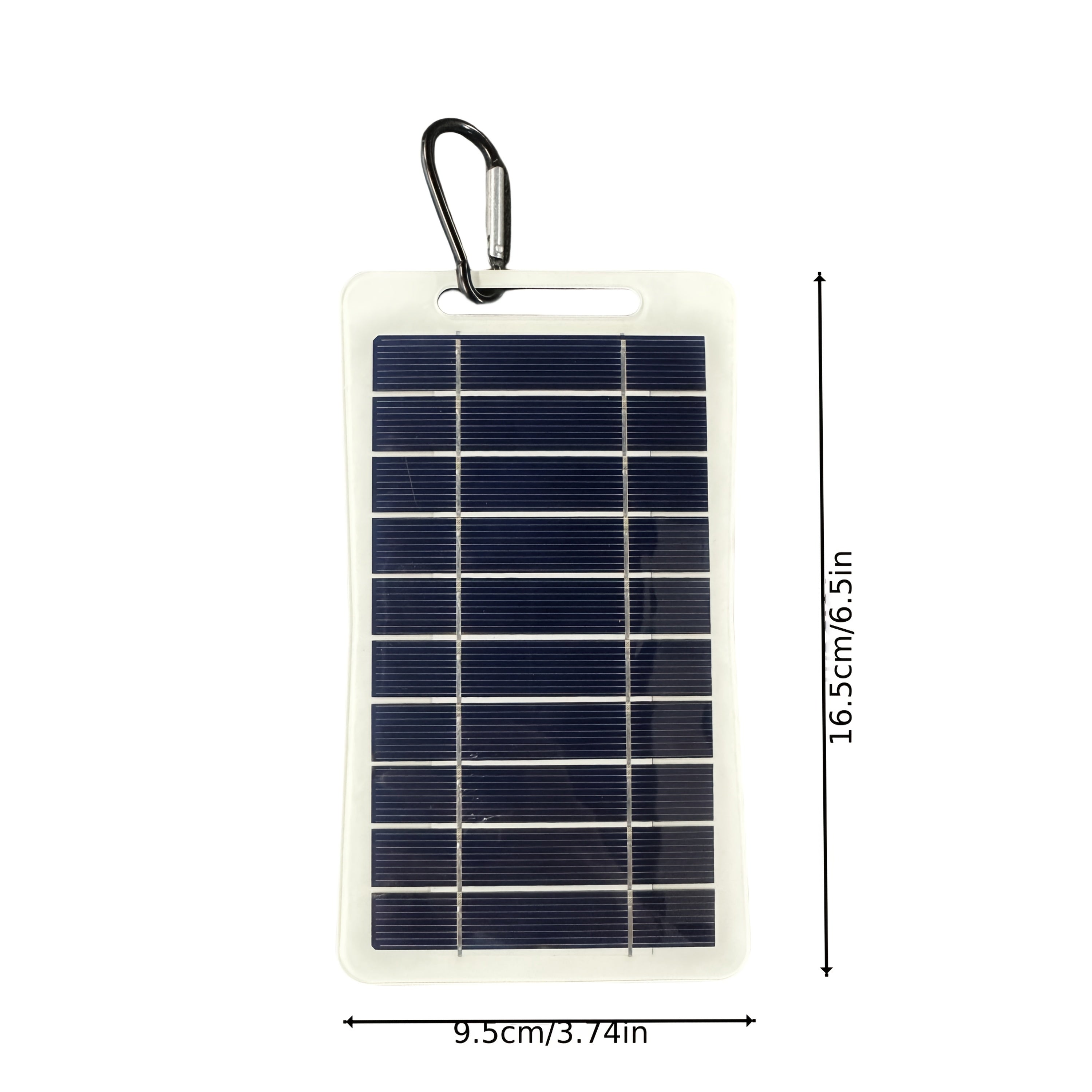 A Portable Outdoor Solar USB Charger, Suitable for Travel And Camping, with a Movable Solar Panel That Can Charge Phones, Flashlights And Fans, And Is Convenient for Taking Pets on Adventures.