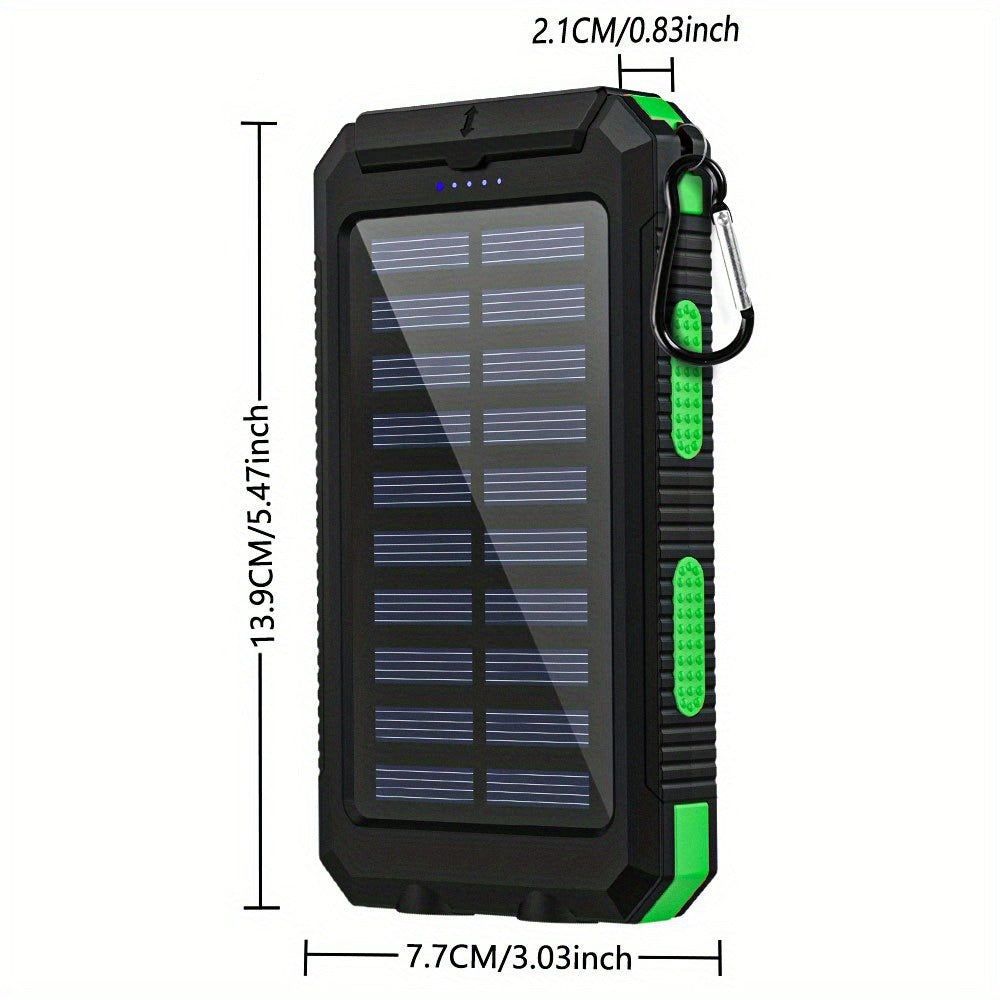 Solar Charger-39800mAh Solar Charger Power Bank -Portable Solar Phone Battery Panel Charger, QC3.0 Dual USB Port Battery Pack Charger Portable For All Cell Phones & Electronic Devices- Long Lasting, Travel Camping, LED Flashlight, The Best Gift For