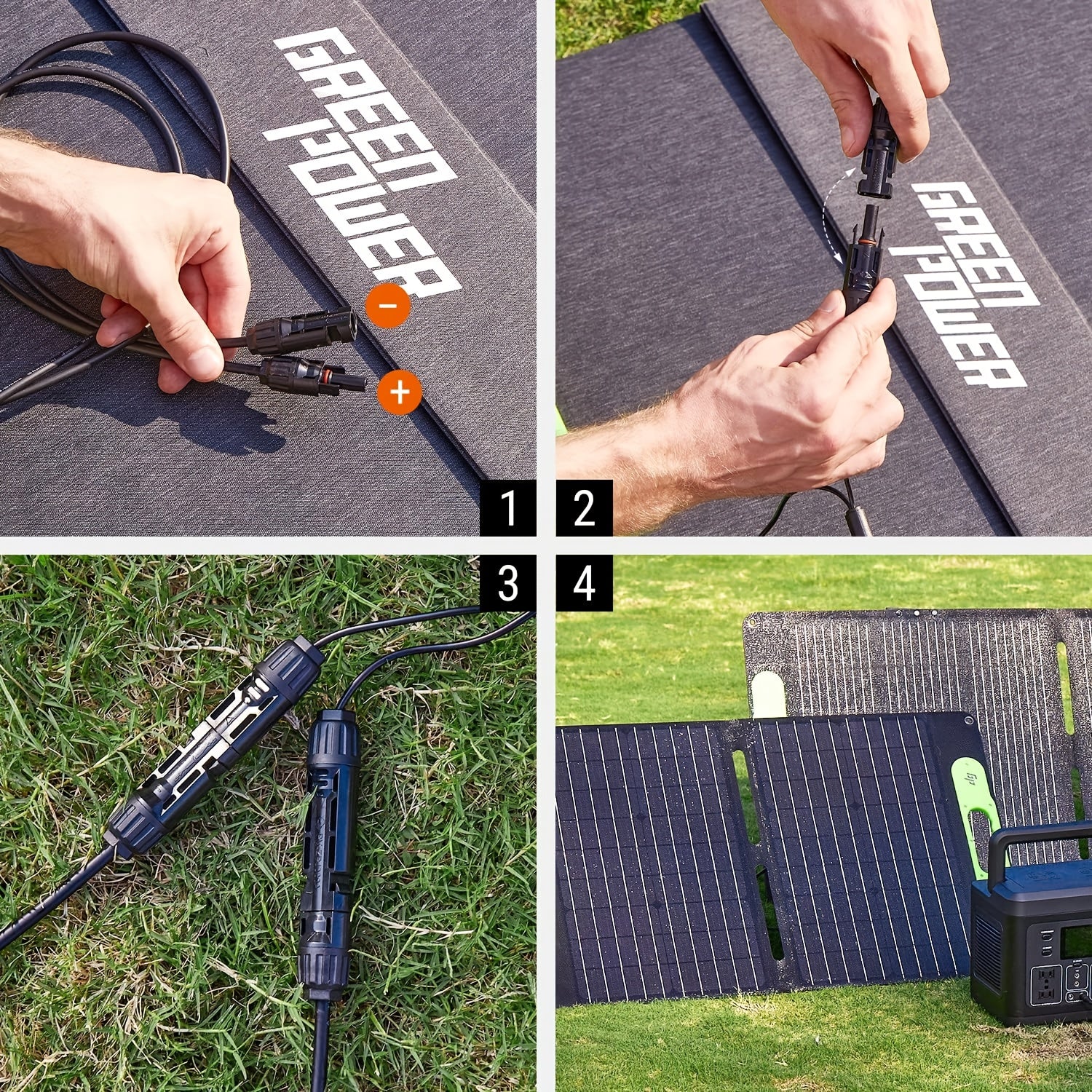 60W Portable Solar Panel with USB-C & USB-A Fast Charging, Foldable Solar Charger with Sturdy Stand - Lightweight & Compact for Camping, RV, Off-Grid Power, Compatible with Phones, Tablets, Laptops, Power Banks - Safe & Reliable Solar Power Supply, Solar