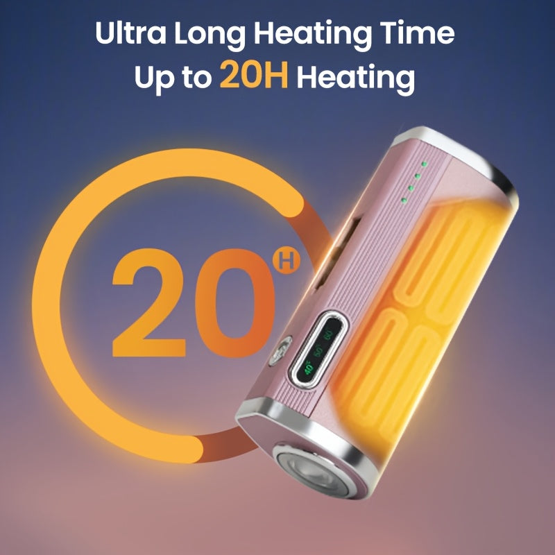 5000mAh Electric Hand Warmer Mobile Power Bank*3pcs Holiday and Birthday Gifts, Electric Hand Warmer, 3 Temperature Settings, 3 Uses, Emergency Lighting Flashlight, Women Men, Outdoor Sports Essentials