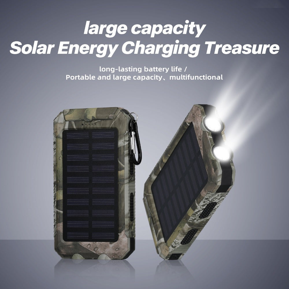 Solar Charger-39800mAh Solar Charger Power Bank -Portable Solar Phone Battery Panel Charger, QC3.0 Dual USB Port Battery Pack Charger Portable For All Cell Phones & Electronic Devices- Long Lasting, Travel Camping, LED Flashlight, The Best Gift For