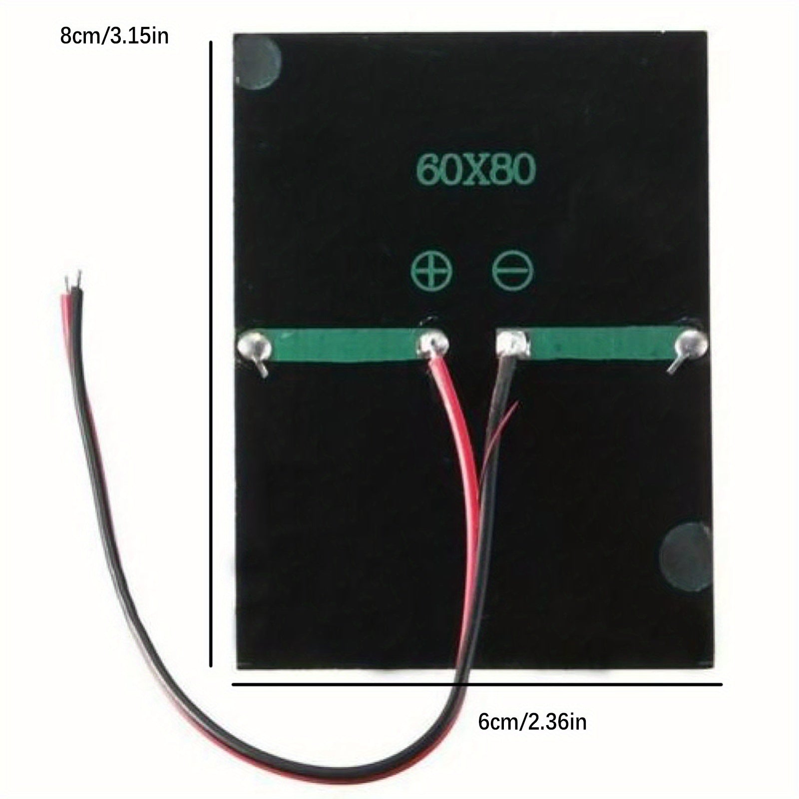 1pc Compact Solar Panel Charger - Portable PV Solar Panel with USB-like Wire Connection, Solar-Powered Charging for Batteries, Electronics, Outdoor, Camping, Emergencies - No Mains Electricity Needed - Ideal for Beginners & Professionals, Solar Phone
